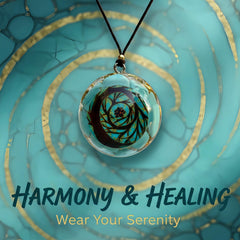 EternalOrgone adjustable rope necklace for comfortable wear during yoga.