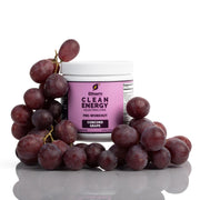 Ethans Feel Good pre-workout bottle pour with Concord Grape flavor for energized training.