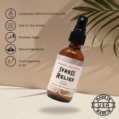 Compact aromatherapy spray cap designed for easy use at home or work.