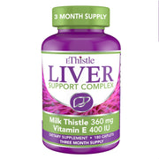 EThistle Liver Wellness caplets front view for daily liver support