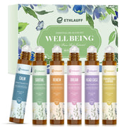 Ethlauff Calm Roll-On bottle ready to assist daily stress relief and mood support.