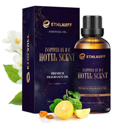 Ethlauff HotelDiffuser Oil bottle close-up for refined home fragrance