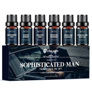 Ethlauff Men Essential Oils Set tobacco-bay-leaf bottle for diffuser ambiance