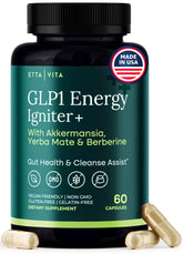Etta Vita Colon Cleanse bottle with natural ingredients for gentle digestion.