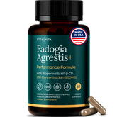 Etta Vita Fadogia Agrestis bottle front showing premium blend for potential energy support and recovery.