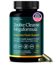 Etta Vita Liver Cleanse bottle shown for daily detox support and wellness routine.