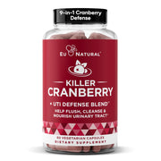 Eu Natural 9-In-1 Cranberry Pills bottle for daily urinary support
