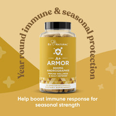 Eu Natural A+ Armor Andrographis capsules inside bottle for daily use