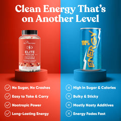 Eu Natural Elite Caffeine label detail notes gluten-free and cruelty-free attributes