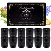 EUPNHY 12 Pack Scented Candles Gift Set - 2.5oz Soy Wax Aromatherapy Jars