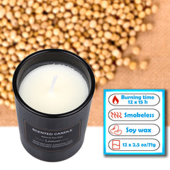 EUPNHY 12 Pack Scented Candles Gift Set - 2.5oz Soy Wax Aromatherapy Jars