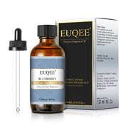 EUQEE Blueberry fragrance oil bottle with dropper for precise diffusion in diffusers
