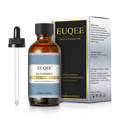 EUQEE Blueberry fragrance oil bottle with dropper for precise diffusion in diffusers