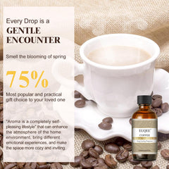 EUQEE coffee scent in a diffuser creates cozy café ambiance.