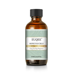 EUQEE Honeysuckle fragrance oil bottle for long-lasting aroma in crafts.