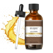 EUQEE Leather fragrance oil bottle for precise diffuser pours