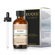 EUQEE Snickerdoodle fragrance oil bottle for premium scent crafting in soaps and diffusers.
