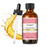 EUQEE strawberry fragrance bottle with dropper for precise blending.
