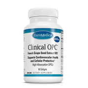EuroMedica Clinical OPC bottle on shelf highlighting heart and immune support potential.