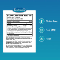 Close-up of EuroMedica CuraPro capsules, convenient daily softgels