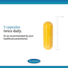Bottle of EuroMedica Nerve Complex highlighting boswellia serrata.
