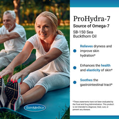 EuroMedica ProHydra-7 omega-3-6-9 blend supports healthy-looking skin
