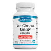 EuroMedica Red Ginseng Energy bottle pour highlights easy dosing for daily focus and sustained energy.