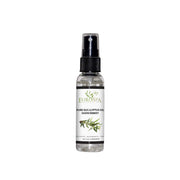 EuroSpa Aromatics Pure Eucalyptus ShowerMist bottle on shelf for refreshing spa-like aromatherapy