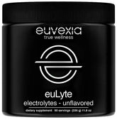 Euvexia euLyte bottle front showing hydration-ready minerals