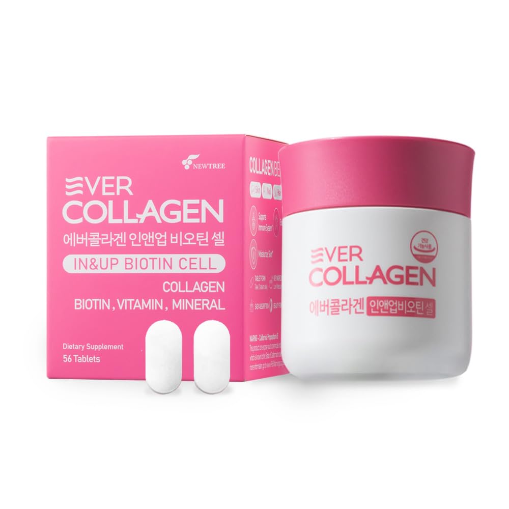 Ever Collagen Time bottle front view for on-the-go beauty support