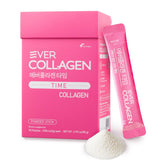 Ever Collagen Time NewTree apple flavor stick pack for a convenient daily beauty boost.
