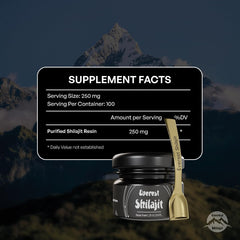 Everest Shilajit resin being poured for easy dissolution in warm water.