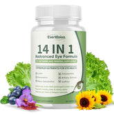 EverVision 14-in-1 bottle closeup supports daily eye health and clarity.