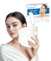 EVFOFO red light mask front view showing full-face coverage for at-home skincare.