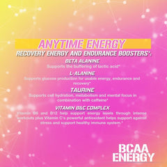 EVL BCAAs label close-up noting 5 g BCAA 2:1:1