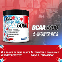 EVL BCAAs stim-free pre-workout powder provides clean energy without stimulants