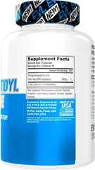 EVL PhosphatidylSerine capsules pouring highlighting daily cognitive support