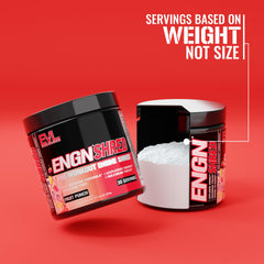 EVL ENGN Shred glass serve captures powder mix for lasting stamina.