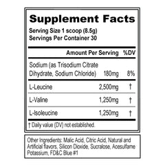 Evlution BCAAs scoop shows convenient dosing for on-the-go pre-workout fueling.