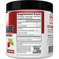 Evlution BeetMode serving scoop for precise caffeine-free pre or post-workout dosing