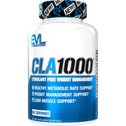 EVLUTION CLA pills bottle front for potential body-fat management support