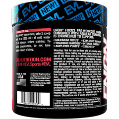 EVLUTION ENGN Focus with creatine monohydrate supports athletic performance