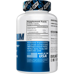 EVL Colostrum capsules ready for daily use with meals.