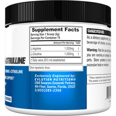 EVLUTION Nutrition powder being poured for a pre-workout serving