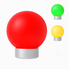 EvoDevice deep red night lamp emits a gentle glow for post-screen relaxation
