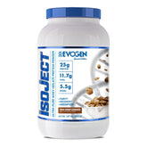 Evogen Isoject whey bottle highlights ultra-pure protein for fast absorption.