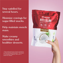 Pouring Evolution Advance Fit and Slim Blend into a glass for a creamy shake.