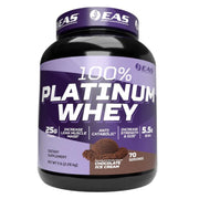 EAS 100% Platinum bottle ready for post-workout protein shake