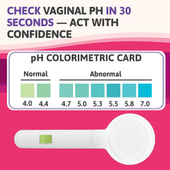 Close-up of Exploro device for accurate vaginal pH measurement.