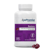 EyePromise Restore bottle front showing branding for daily eye health support.